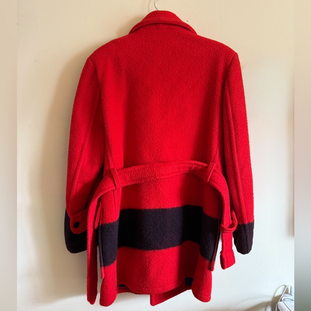 Vintage Hudson’s Bay Company Blanket Coat | 100% Wool | Made in Canada | Size M - Picture 3 of 7